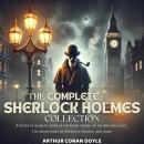 Cover of The Complete Sherlock Holmes Collection: A Study in Scarlet, Sign of the Four, Hound of the Baskervilles, The Adventures of Sherlock Holmes, and more