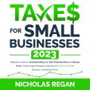 Taxes for Small Businesses 2023: Beginners Guide to Understanding LLC, Sole Proprietorship and Start Audiobook
