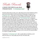 Radio Records Dramatized Production 'A Christmas Carol' Audiobook