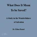 What does IT mean to Be Saved: A study in the Wonderfulness of Salvation Audiobook