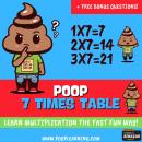 Poop 7 Times Table - Learn Multiplication Facts Fast the Fun Way: Easy to Follow: Master Multiplicat Audiobook