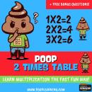 Poop 2 Times Table - Learn Multiplication Facts Fast the Fun Way: Easy to Follow: Master Multiplicat Audiobook