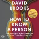 Cover of [German] - How to know a person: Wie wir anderen wirklich begegnen und echte Verbundenheit schaffen