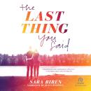 The Last Thing You Said Audiobook