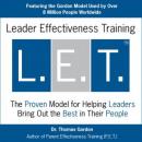 Leader Effectiveness Training, Dr. Thomas Gordon