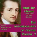Cover of The Autobiography of Goethe Volume 2