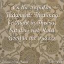 On the Popular Judgment: That may be Right in Theory, but does not Hold Good in the Praxis Audiobook