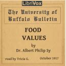Food Values Audiobook